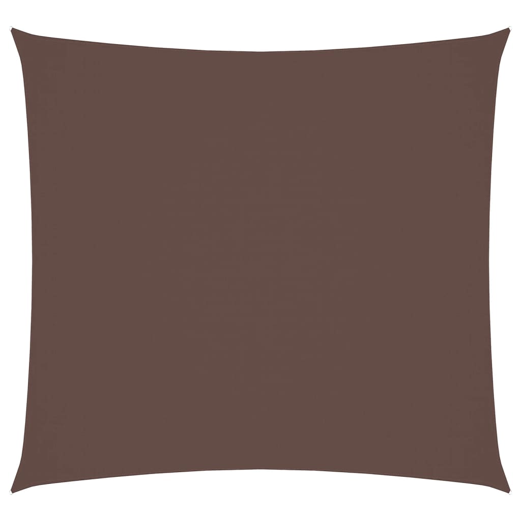 Vidaxl Sunshade Square 2x2 M Oxford Tissu Brown