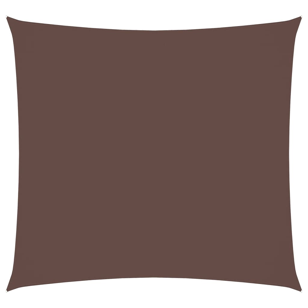 Vidaxl Sunshade Square 3x3 m Oxford Tissu brun