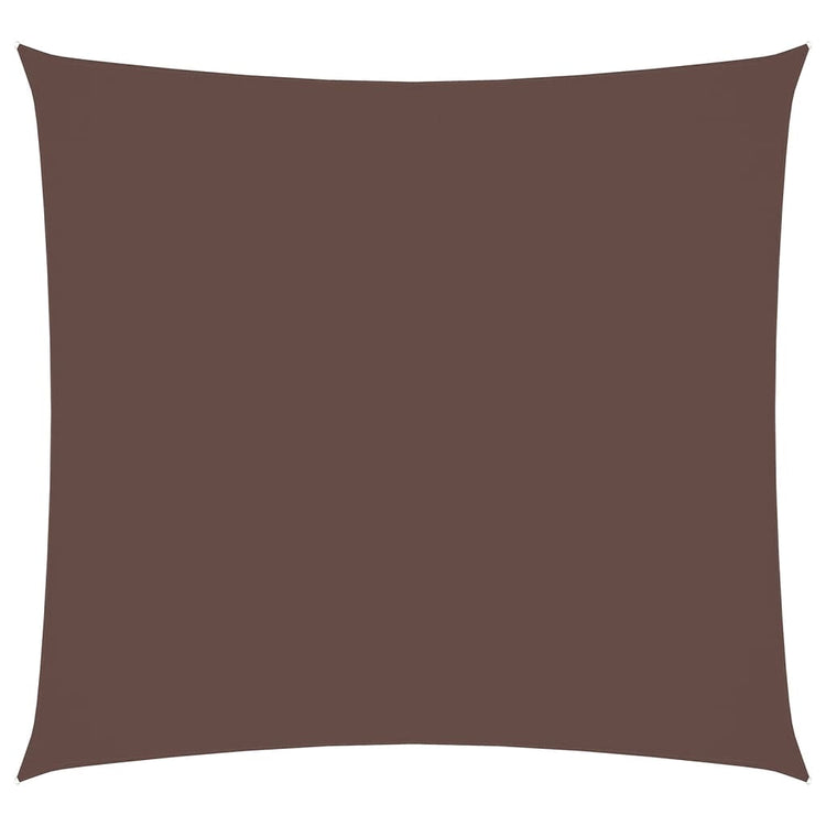 Vidaxl Sunshade Square 3x3 m Oxford Tissu brun