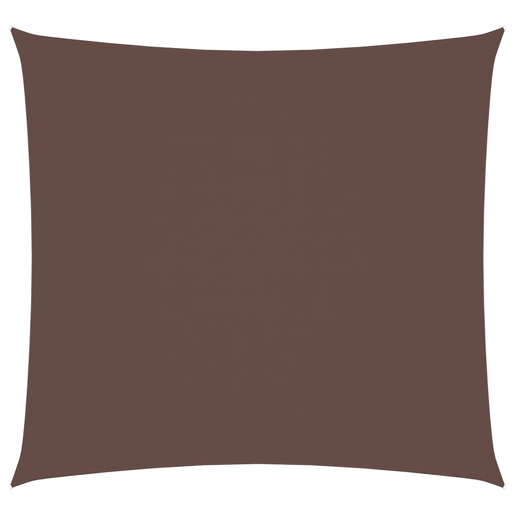 Vidaxl Sunshade Square 5x5 M Oxford Tissu Brown