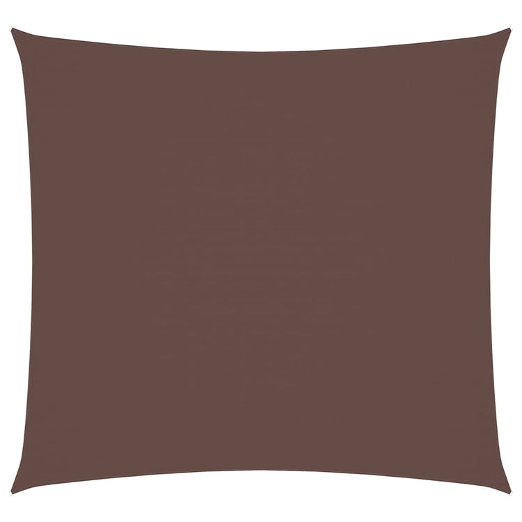 Vidaxl Sunshade Square 5x5 M Oxford Tissu Brown