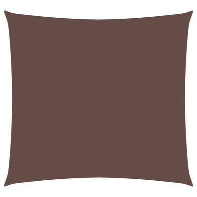 Vidaxl Sunshade Square 6x6 m Oxford Tissu brun