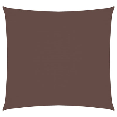 Vidaxl Sunshade Square 7x7 M Oxford Tissu Brown