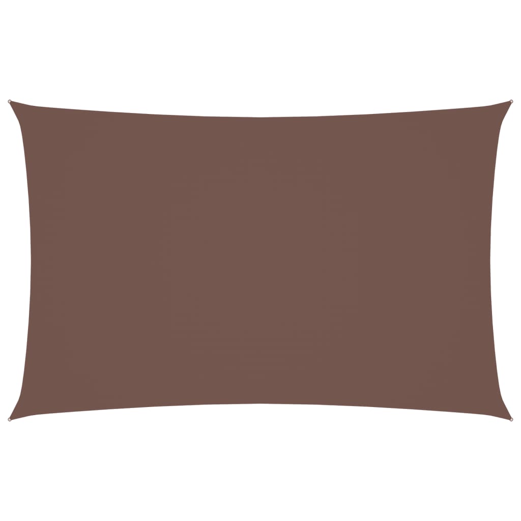 Vidaxl Sunshade rectangulaire 2x5 m Oxford tissu brun