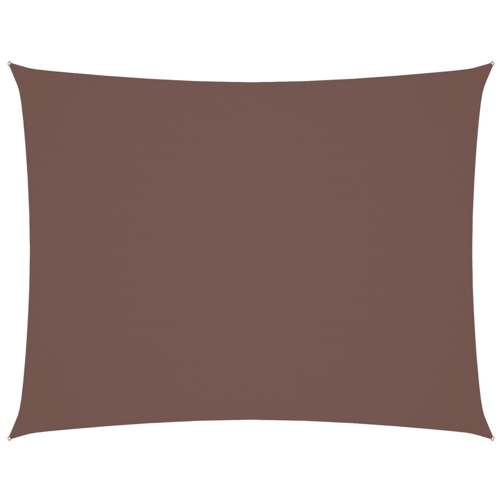 Vidaxl Sunshade rectangulaire 3x4 m Oxford tissu brun