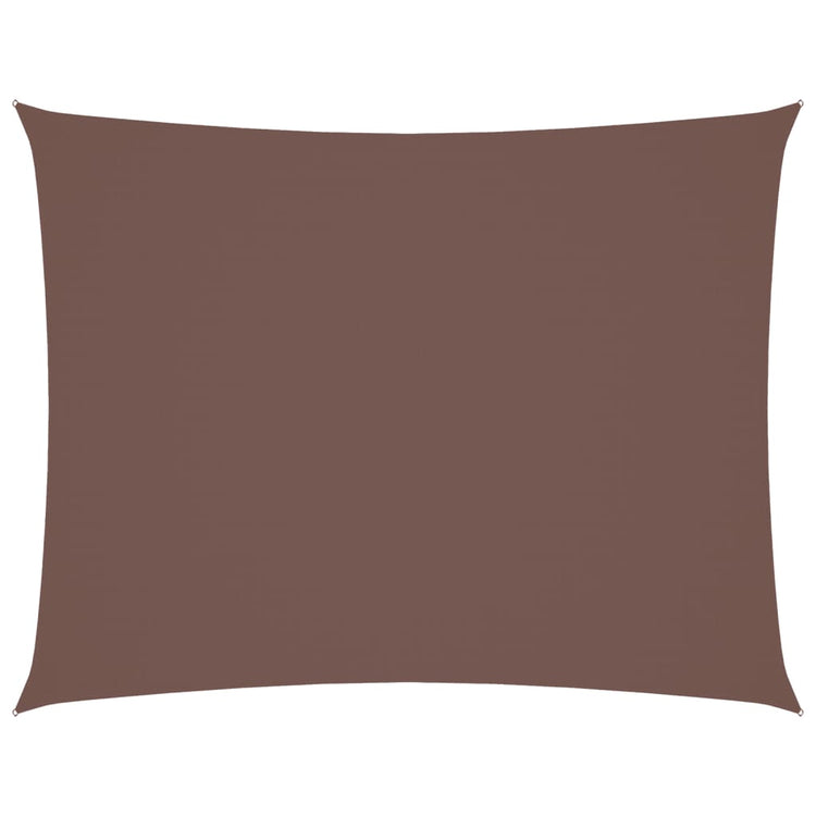 Vidaxl Sunshade rectangulaire 3x4 m Oxford tissu brun