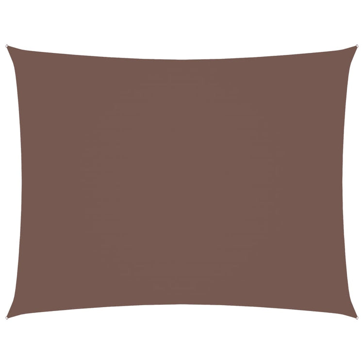 Vidaxl Sunshade Rectangular 3x4,5 M Oxford Tissu Brown