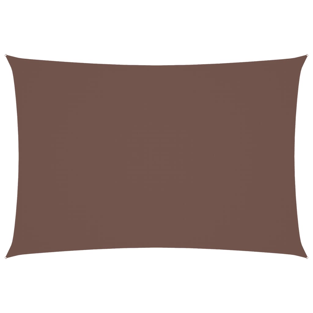 Vidaxl Sunshade rectangulaire 3x5 m Oxford tissu brun