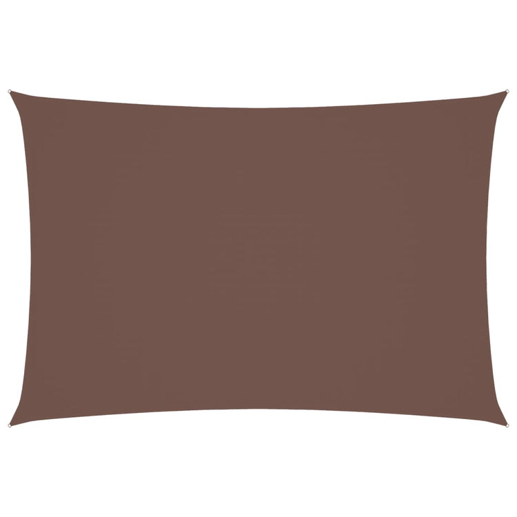 Vidaxl Sunshade rectangulaire 3x5 m Oxford tissu brun