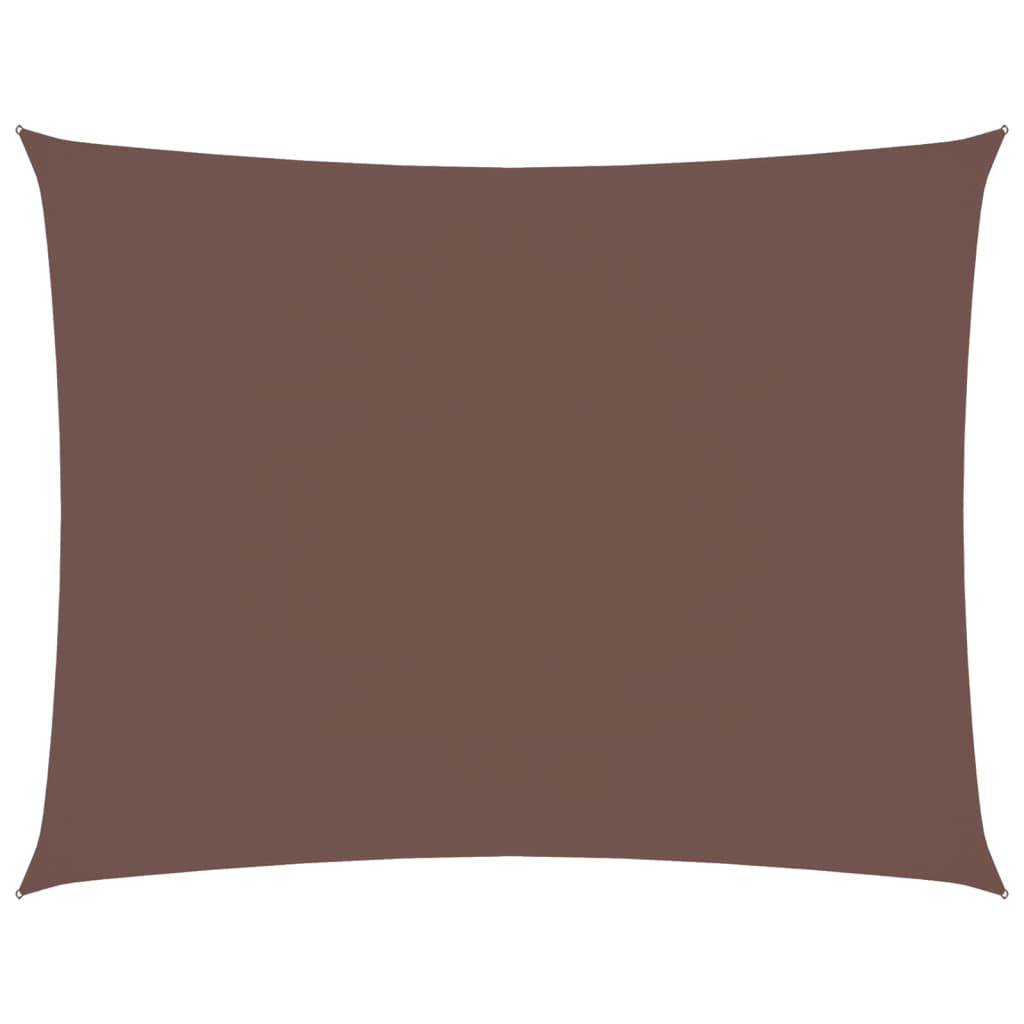 Vidaxl Sunshade rectangulaire 3,5x4,5 m Oxford tissu marron
