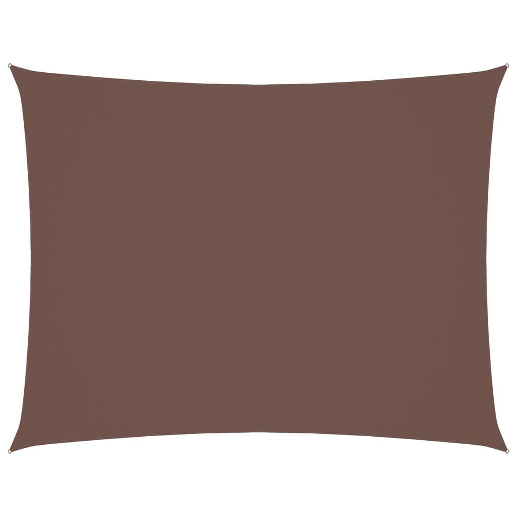 Vidaxl Sunshade rectangulaire 4x5 m Oxford tissu brun