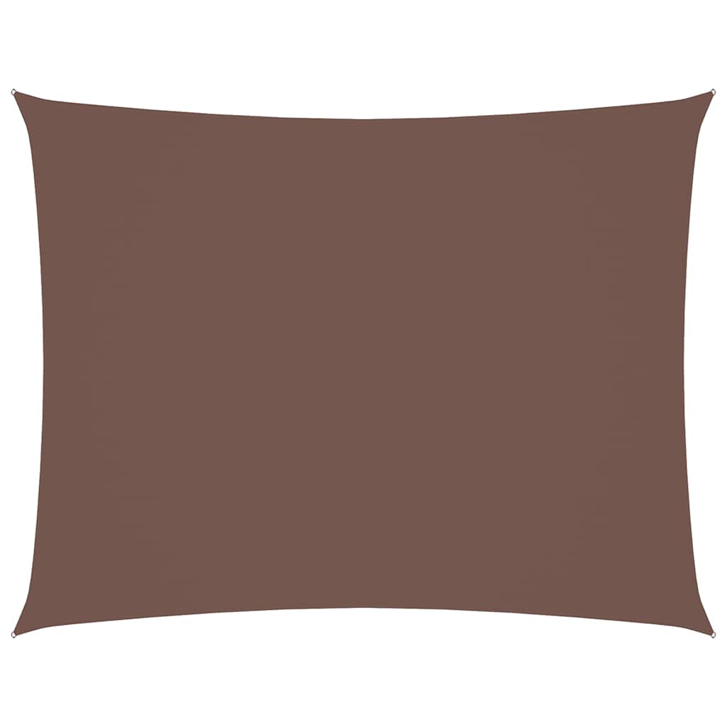Vidaxl Sunshade rectangulaire 4x6 m Oxford tissu brun