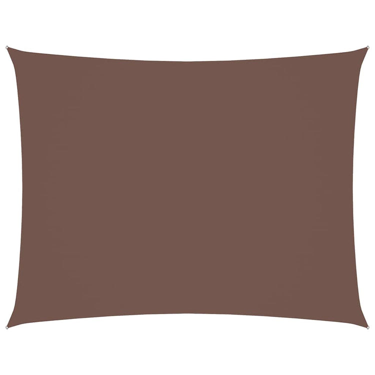 Vidaxl Sunshade rectangulaire 4x6 m Oxford tissu brun