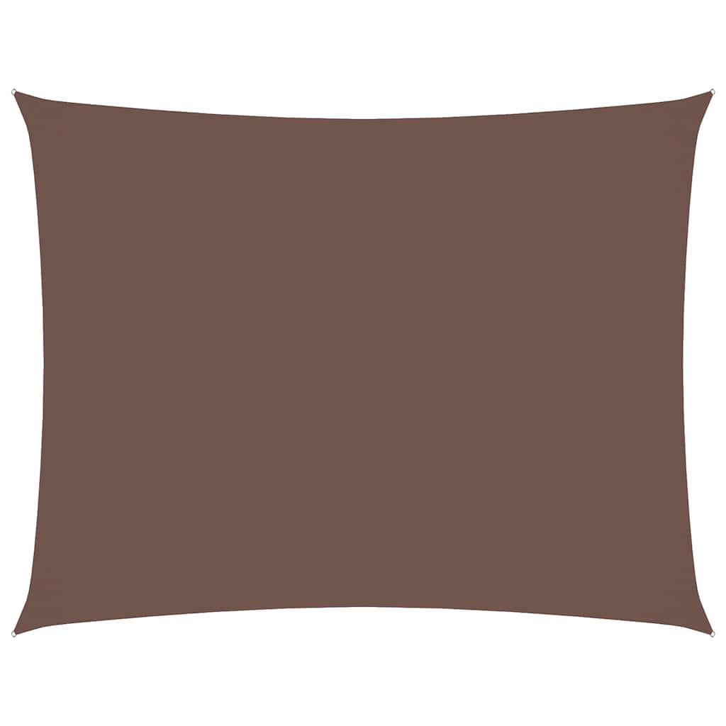 Vidaxl Sunshade rectangulaire 5x6 m Oxford tissu brun
