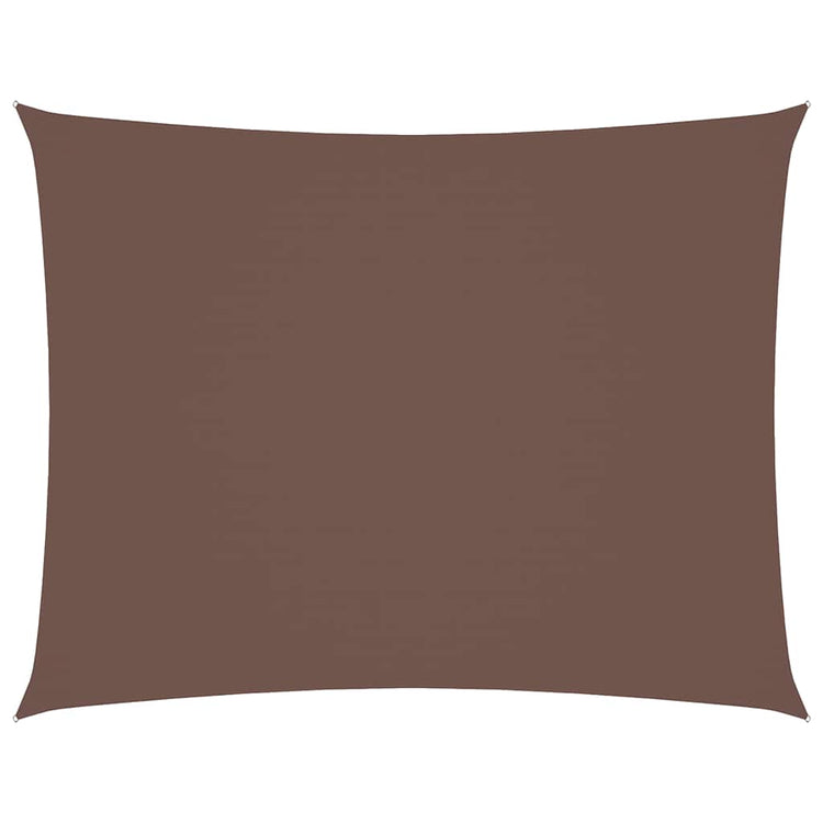 Vidaxl Sunshade rectangulaire 5x6 m Oxford tissu brun