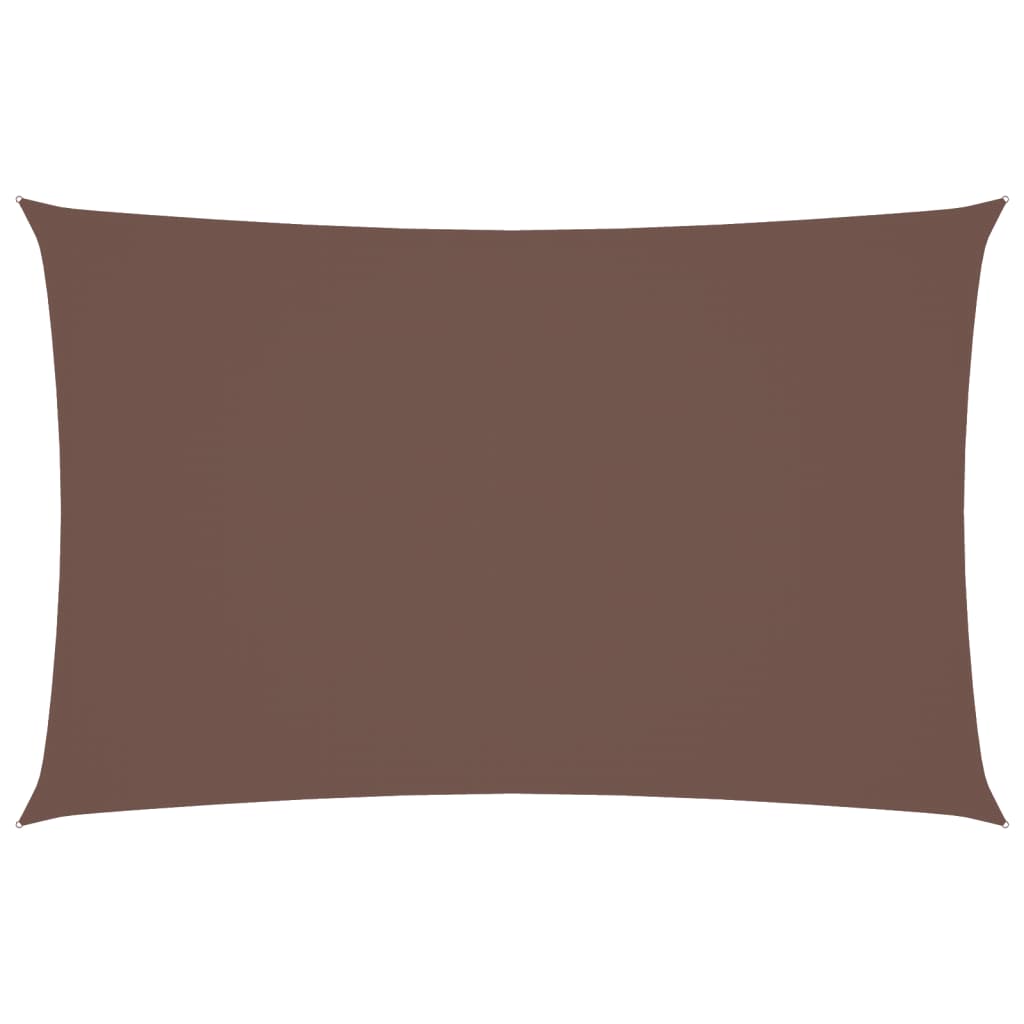 Vidaxl Sunshade rectangulaire 5x8 m Oxford tissu brun