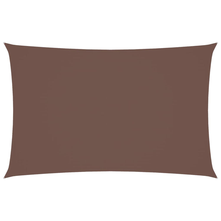Vidaxl Sunshade rectangulaire 5x8 m Oxford tissu brun