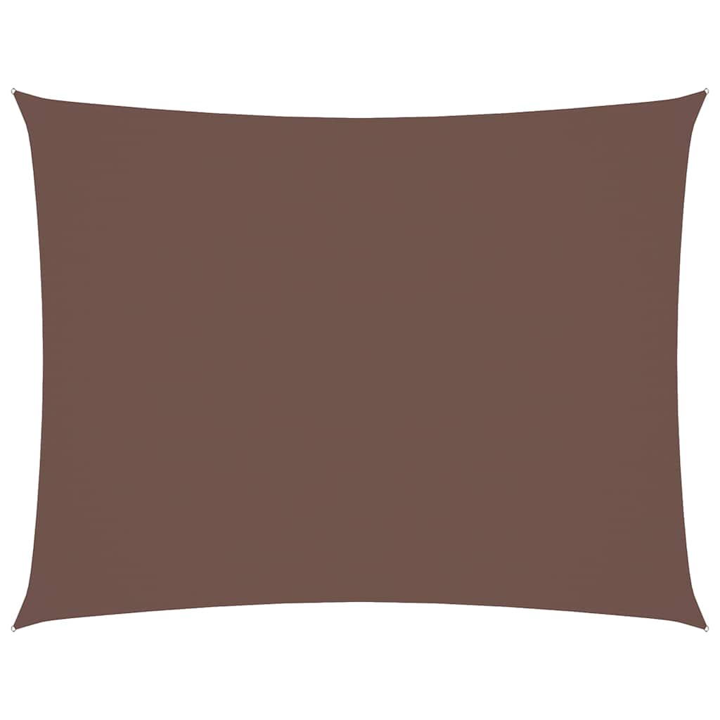 Vidaxl Sunshade rectangulaire 6x7 m Oxford tissu brun
