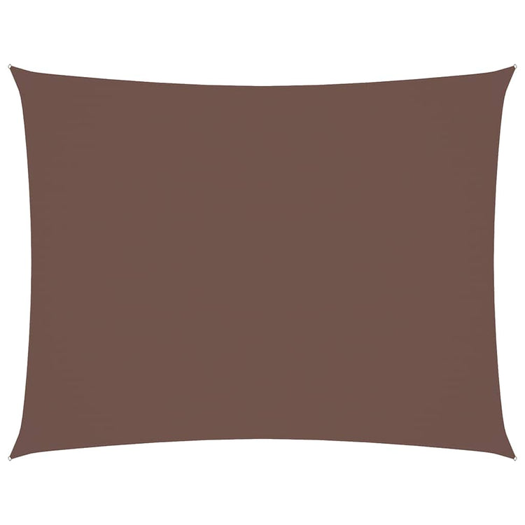 Vidaxl Sunshade rectangulaire 6x7 m Oxford tissu brun