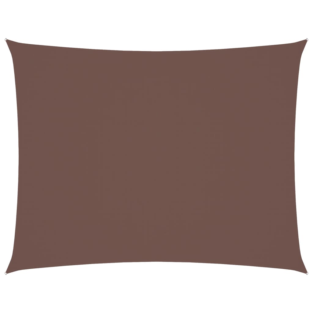 Vidaxl Sunshade rectangulaire 6x8 m oxford tissu brun