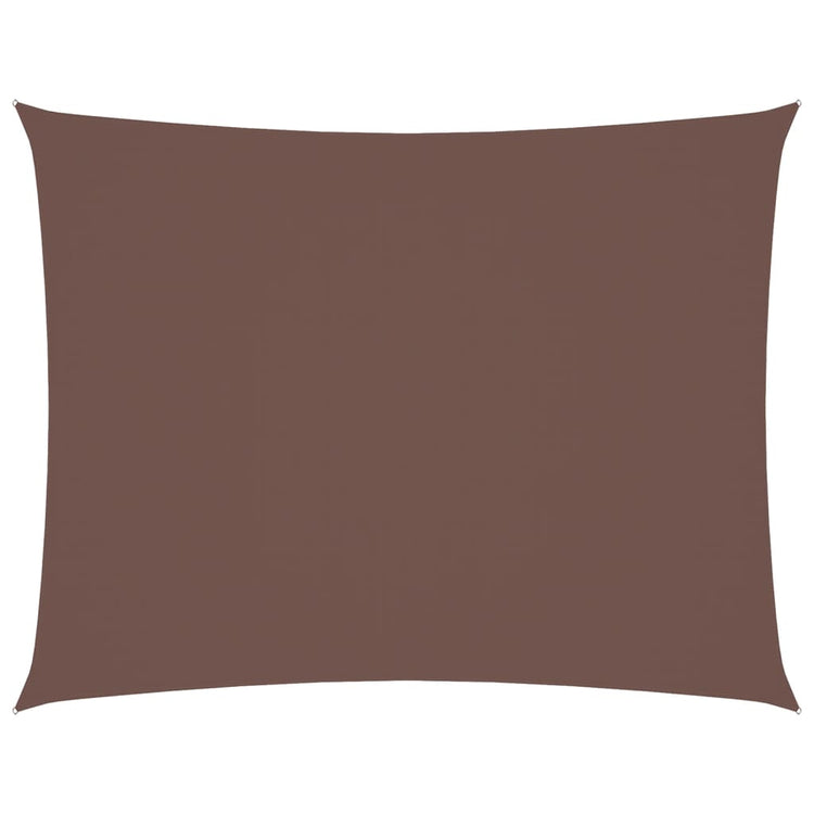 Vidaxl Sunshade rectangulaire 6x8 m oxford tissu brun