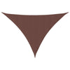Vidaxx auvent triangulaire 2,5x2,5x3,5 m tissu oxford marron