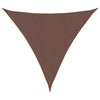 Vidaxx auvent triangulaire 3,6x3,6x3,6 m tissu oxford marron