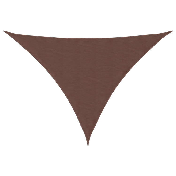 Vidaxx auvent triangulaire 3x3x4,24 m tissu oxford marron