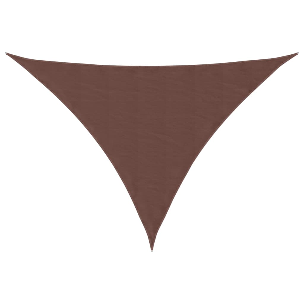 Vidaxl Sunshade triangulaire 5x5x6 m Oxford tissu marron