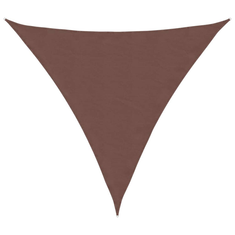 Vidaxx auvent triangulaire 6x6x6 m tissu oxford marron
