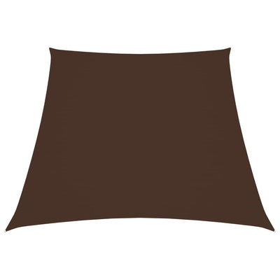 Vidaxl Zonnezeil Trapezium 2 4x3 M Oxford Tissu marron