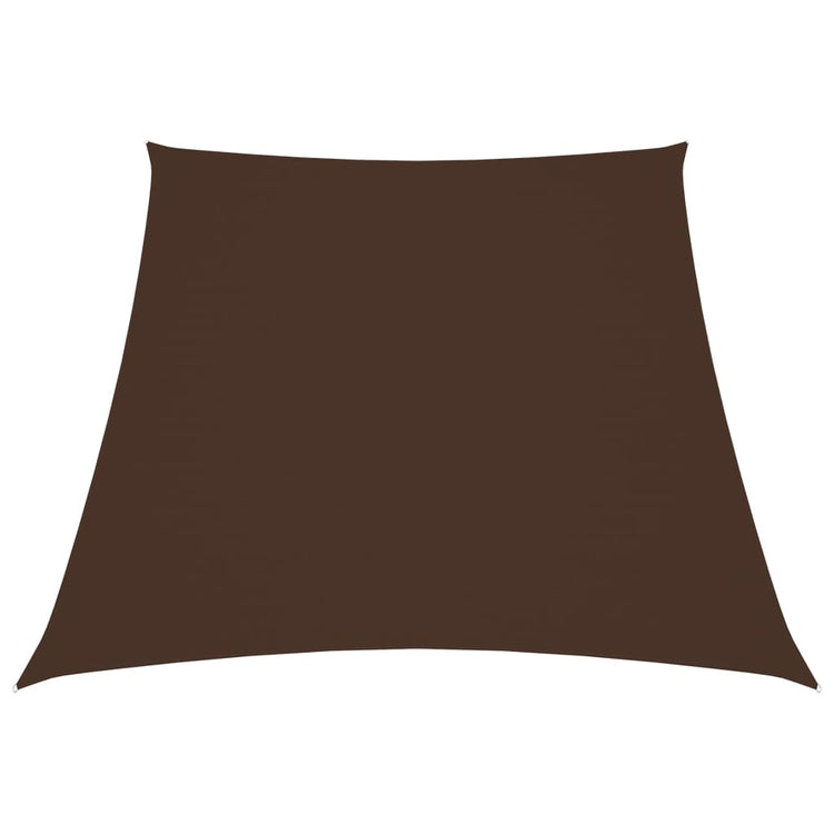 Vidaxl Zonnezeil Trapezium 2 4x3 M Oxford Tissu marron