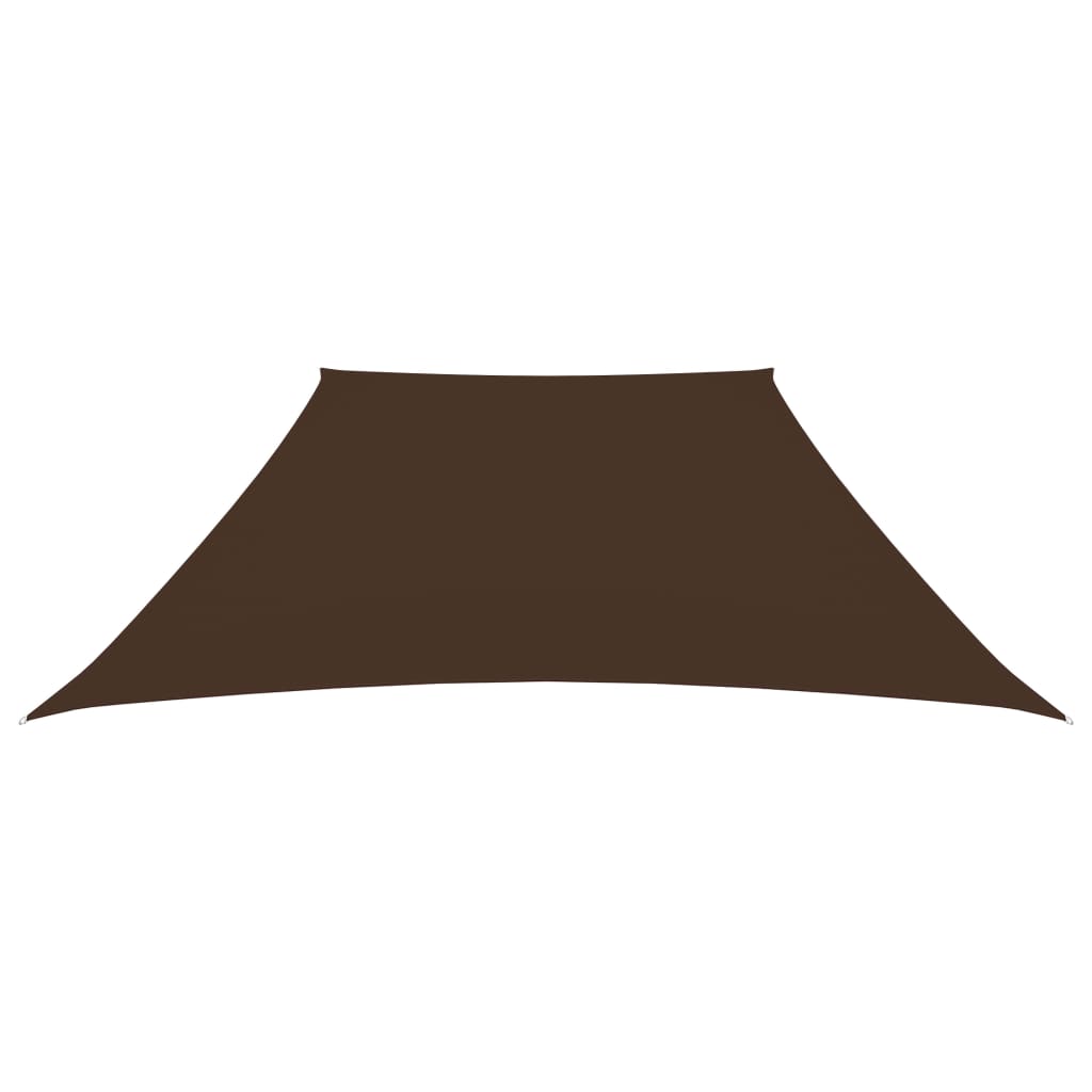 Vidaxl Zonnezeil Trapezium 2 4x3 M Oxford Tissu marron