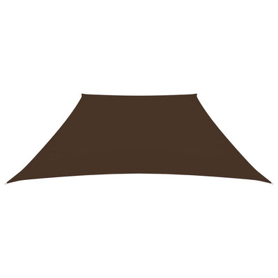 Vidaxl Zonnezeil Trapezium 2 4x3 M Oxford Tissu marron