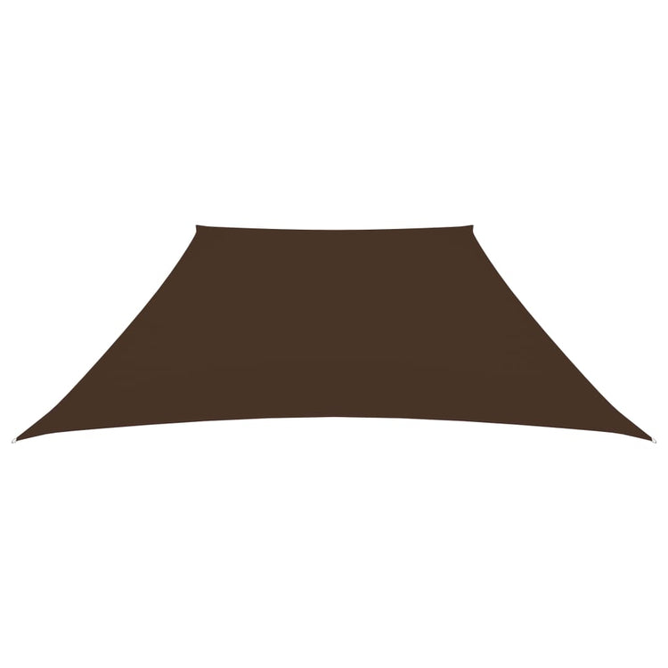 Vidaxl Zonnezeil Trapezium 2 4x3 M Oxford Tissu marron