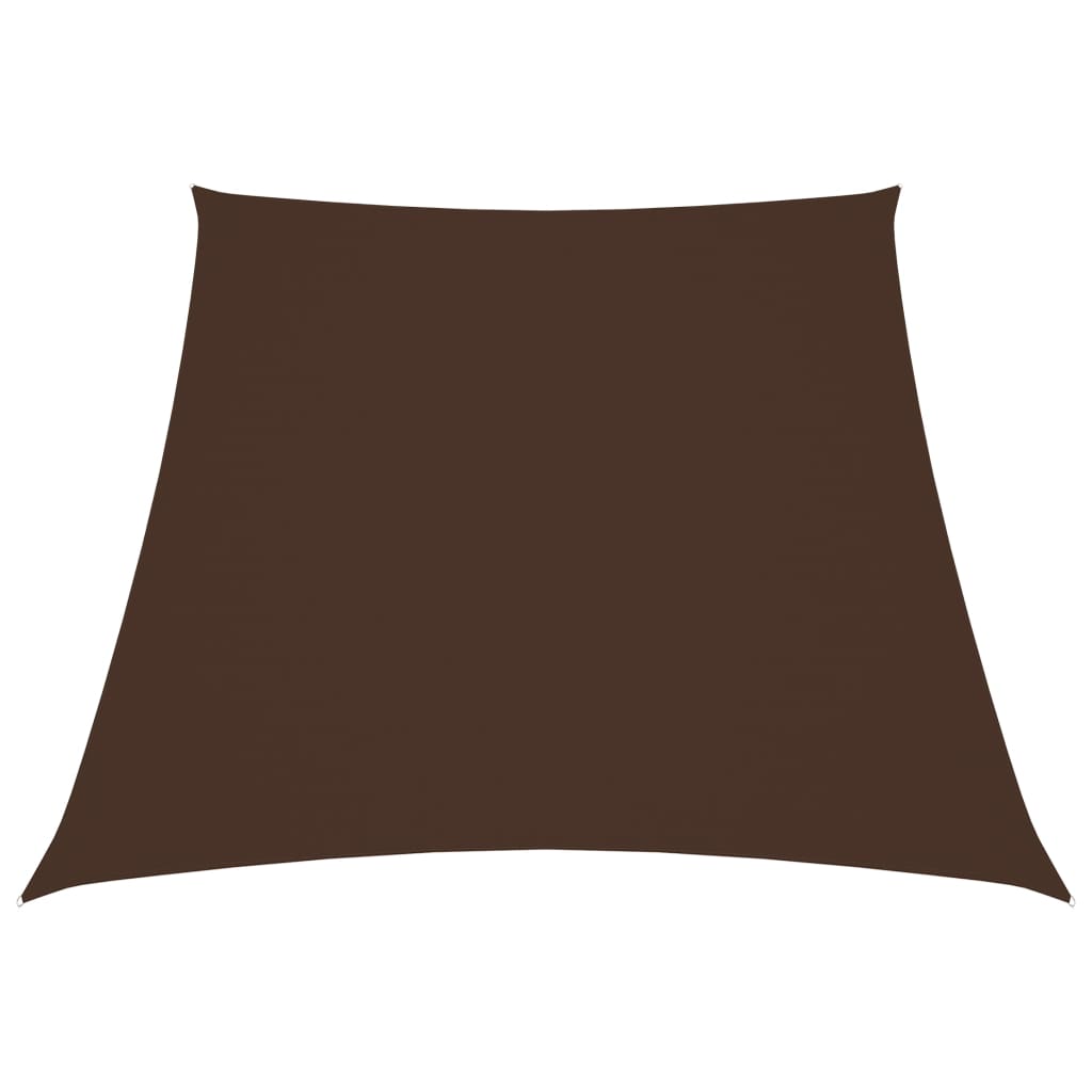 Vidaxl Zonnezeil Trapezium 3 5x4 M Oxford tissu marron
