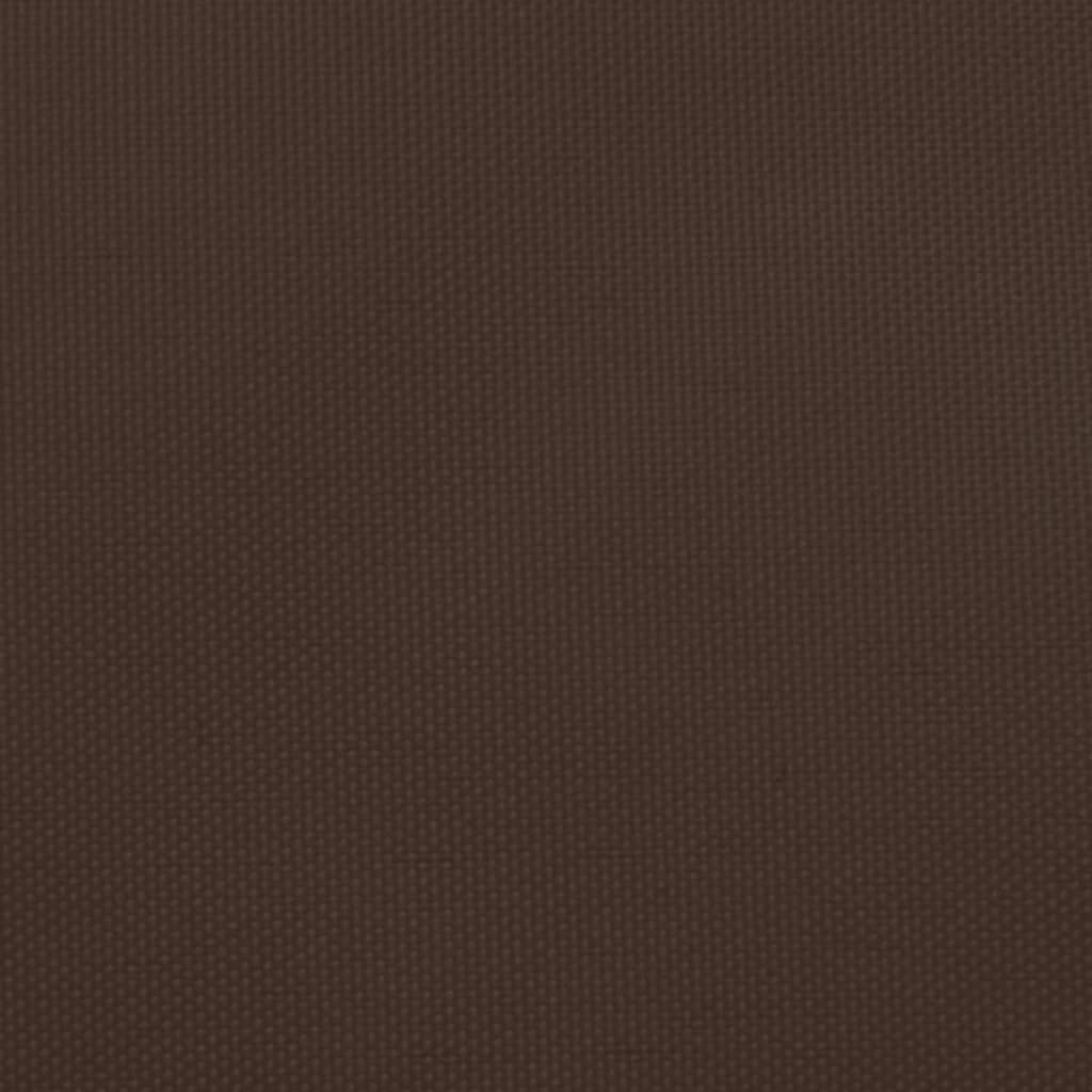 Vidaxl Zonnezeil Trapezium 3 5x4 M Oxford tissu marron