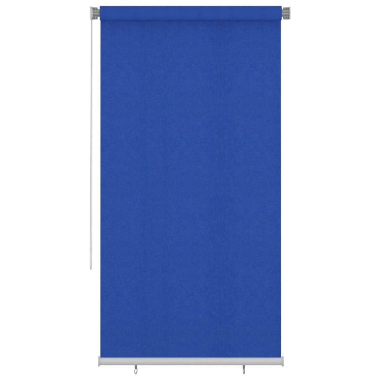 Vidaxl Rouleau aveugle pour l'extérieur de 120x230 cm bleu HDPE
