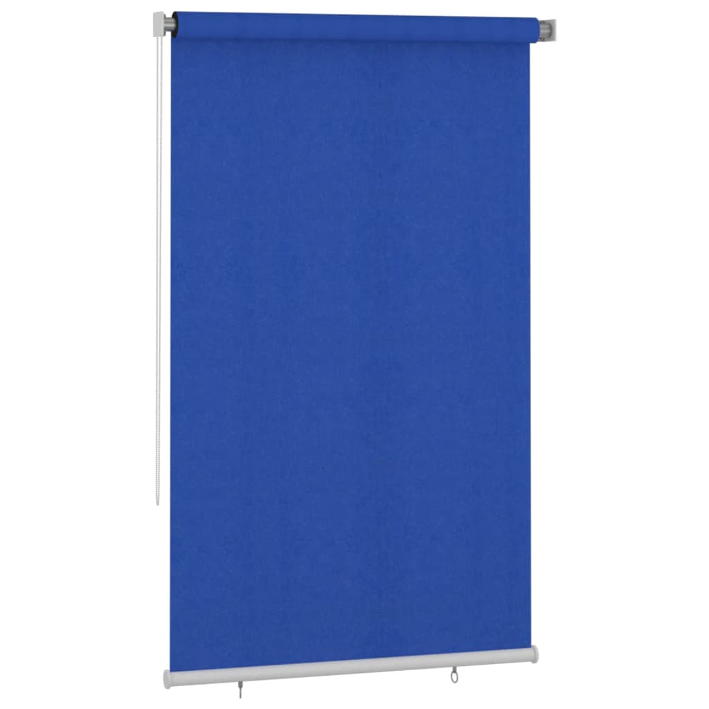 Vidaxl Rouleau aveugle pour l'extérieur de 140x230 cm bleu HDPE