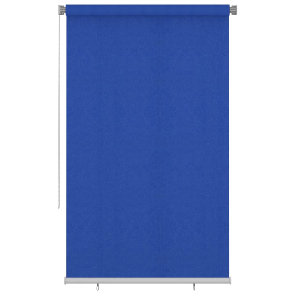 Vidaxl Rouleau aveugle pour l'extérieur de 140x230 cm bleu HDPE
