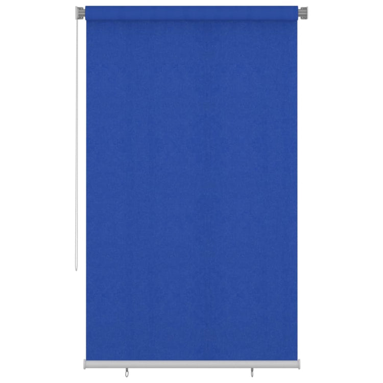Vidaxl Rouleau aveugle pour l'extérieur de 140x230 cm bleu HDPE