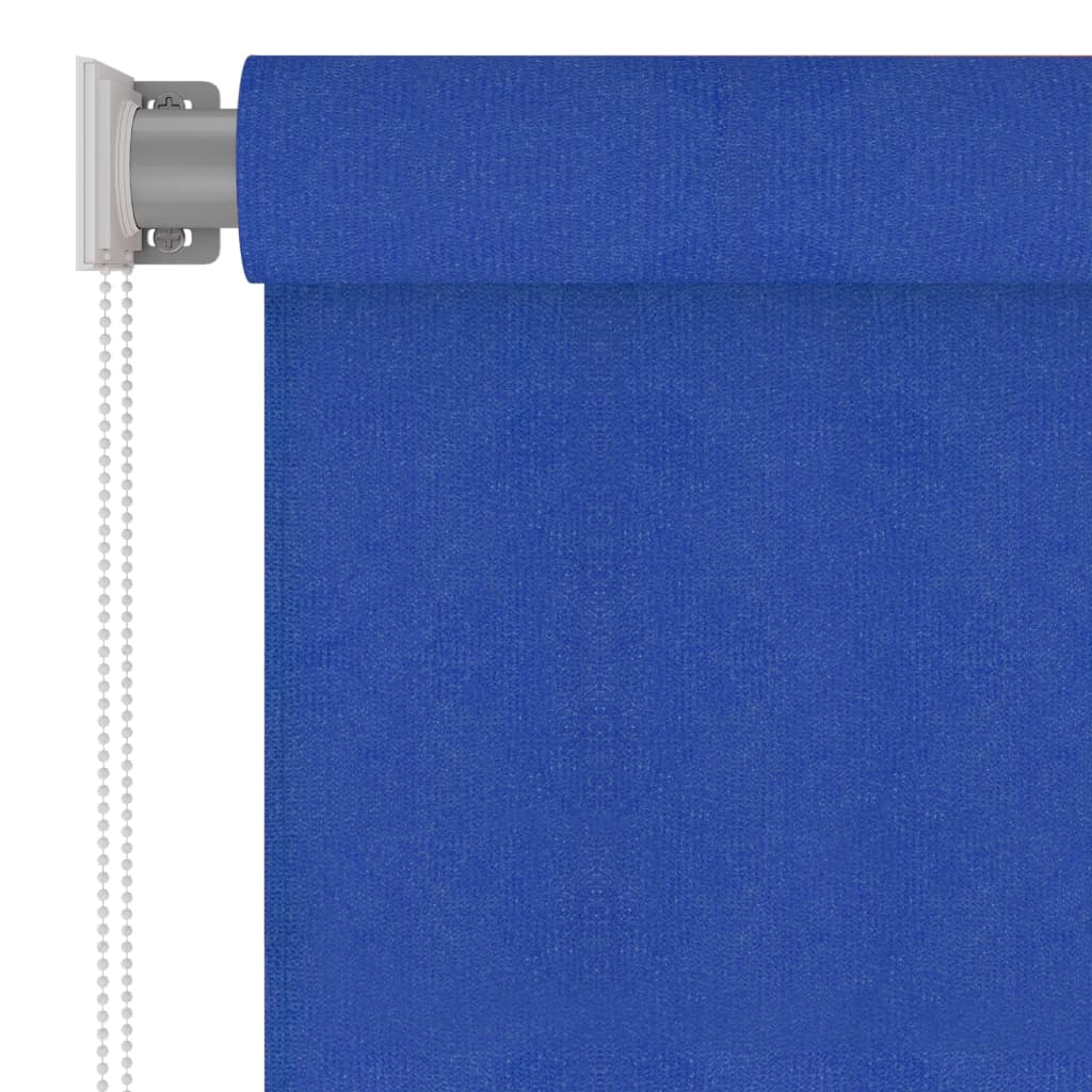 Vidaxl Rouleau aveugle pour l'extérieur de 140x230 cm bleu HDPE