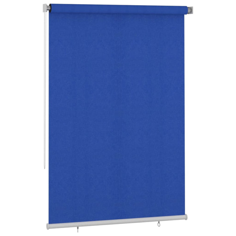 Vidaxl Rouleau aveugle pour l'extérieur de 160x230 cm bleu HDPE