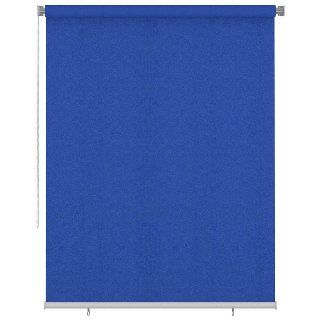 Vidaxl Rouleau aveugle pour l'extérieur 180x230 cm en bleu HDPE