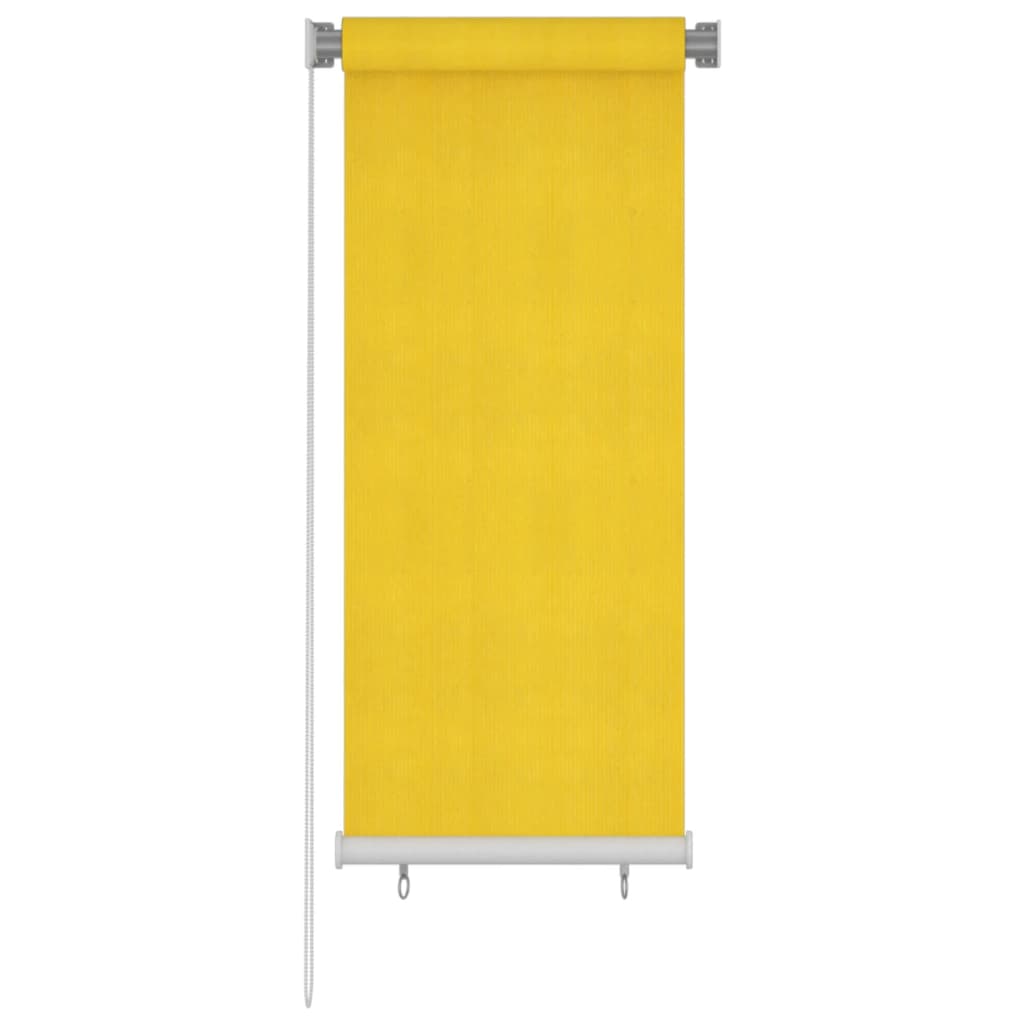 Vidaxl Rouleau aveugle pour l'extérieur de 60x140 cm jaune HDPE