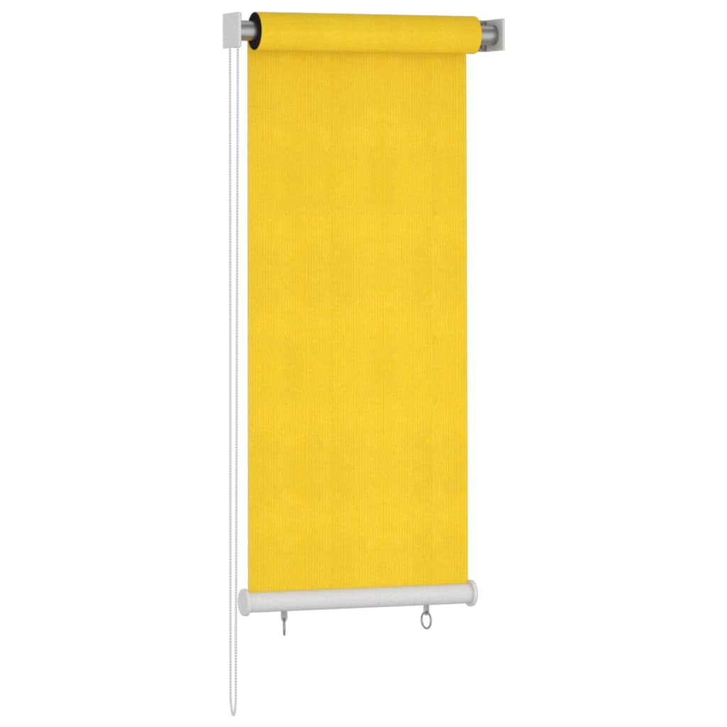 Vidaxl Rouleau aveugle pour l'extérieur de 60x140 cm jaune HDPE