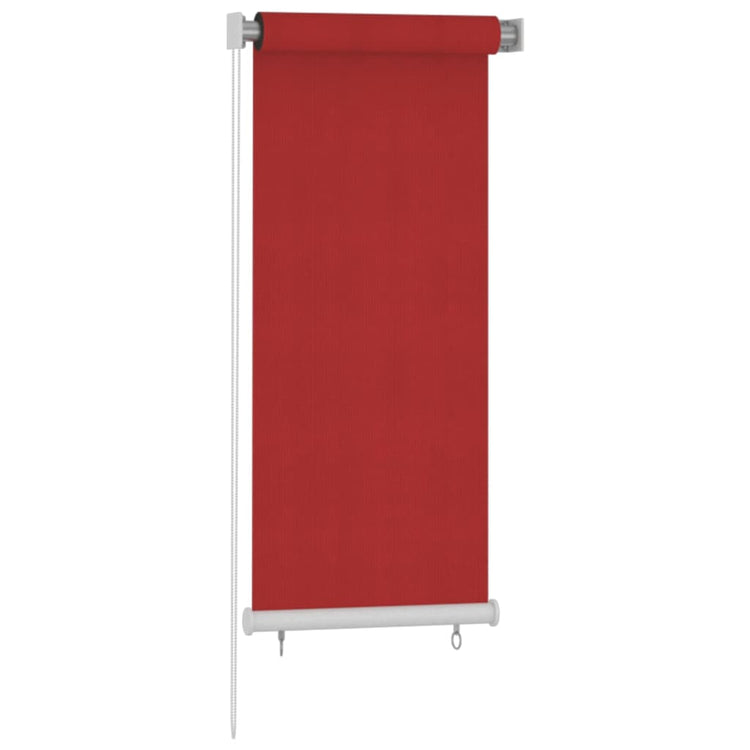 Vidaxl Rouleau aveugle pour l'extérieur de 60x140 cm rouge HDPE