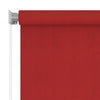 Vidaxl Rouleau aveugle pour l'extérieur de 60x140 cm rouge HDPE