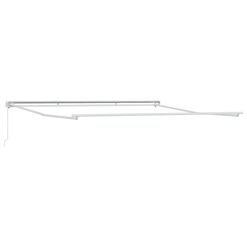 VidaXL cadre en soie blanc 450 × 350 cm aluminium