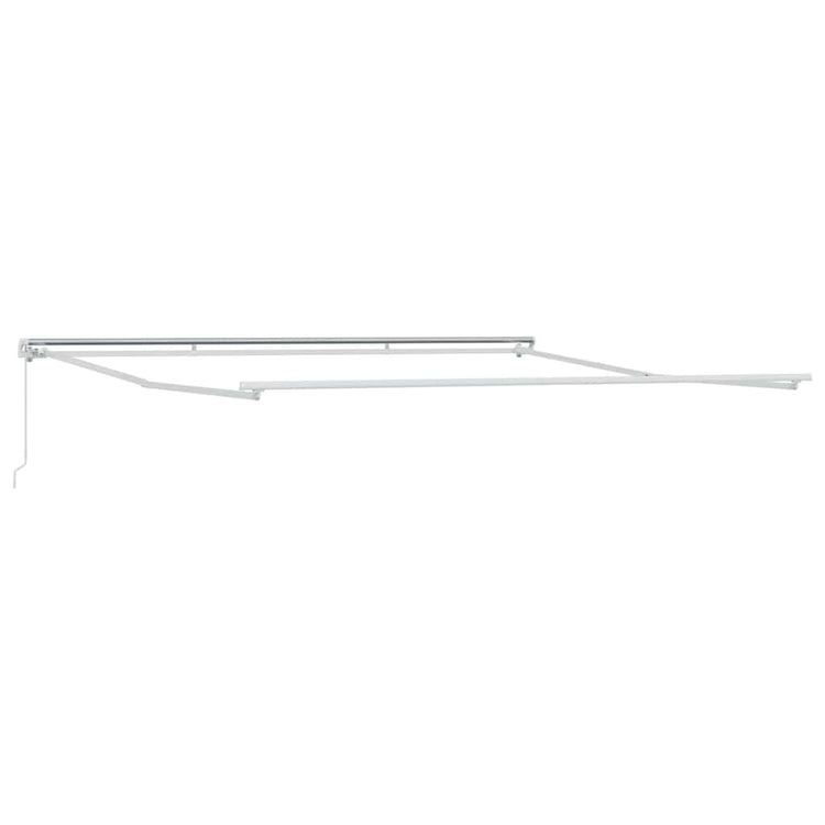 VidaXL cadre en soie blanc 450 × 350 cm aluminium
